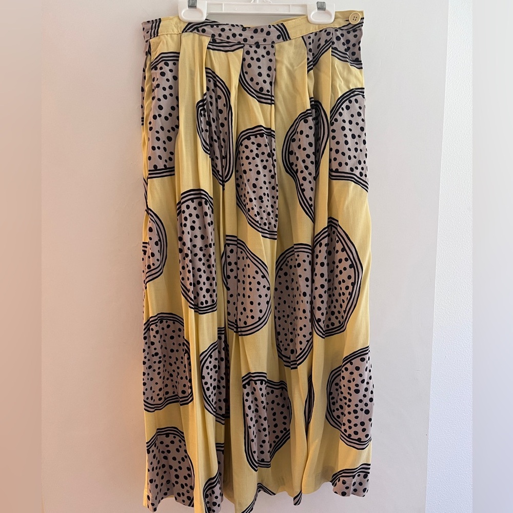 Nathalie du Pasquier for American Apparel printed midi skirt size large